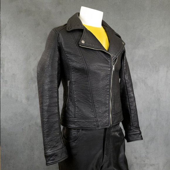 Hollister Vegan Leather Moto Jacket - Picture 1 of 15
